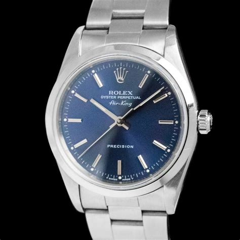 rolex air king 14000 blue|Rolex Air-King website.